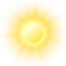 Actual Conditions - Pressure: 29.83 in - Wind: Light Air (1.6mph) from WSW - Humidity: 31% - Visibility: 10.0mi - Dewpoint: 58°F - Sunrise at 05:42 hrs (in 07:42h) - Sunset at 20:26 hrs - Length of day: 14:44h - Moonphase: Full
